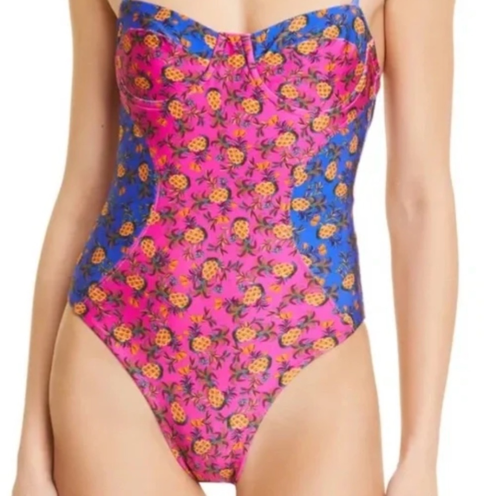 Farm Rio Fruit Dots Swimsuit S